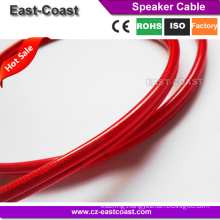 High Shield Transparent Speaker Audio cable roll